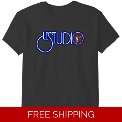 Le Studio Classic T-Shirts white & Blue Logo Red Star Man